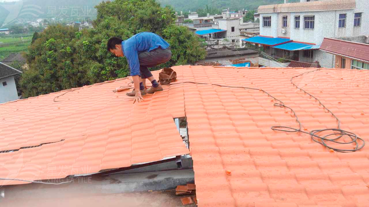 南昌屋頂鋪設安裝合成樹脂瓦時，牢牢記住這3點，就不怕屋頂出問題！